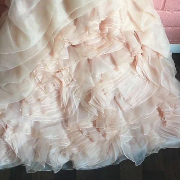 Blush wedding gown - Picture 4 of 5